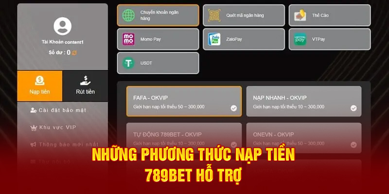 FAQ về hướng dẫn nạp tiền chi tiết